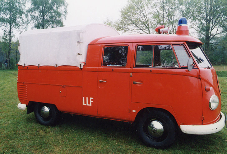 double cab fire truck